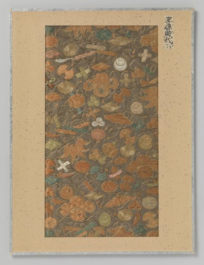 Fragment textiel door Anonymous