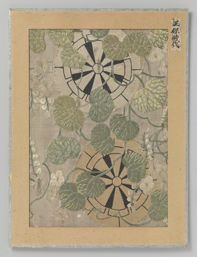 Fragment textiel door Anonymous