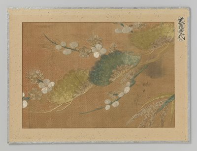 Fragment textiel door Anonymous