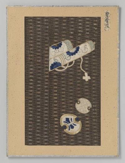 Fragment textiel door Anonymous
