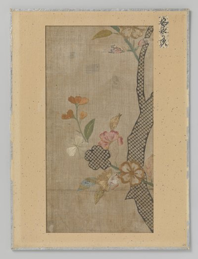 Fragment textiel door Anonymous