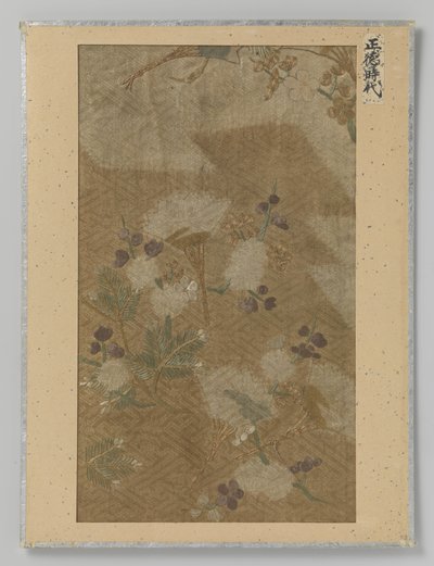 Fragment textiel door Anonymous