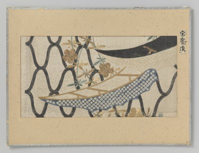 Fragment textiel door Anonymous