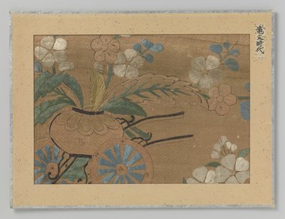 Fragment textiel door Anonymous
