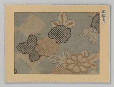 Fragment textiel door Anonymous