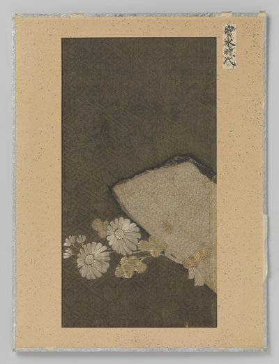 Fragment textiel door Anonymous