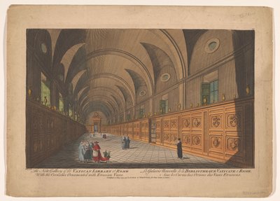 Galerij in de Vaticaanse Bibliotheek door Anonymous