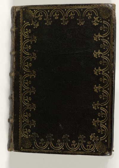 Gebedenboek in handschrift en met ingeplakte handgekleurde prenten door Anonymous