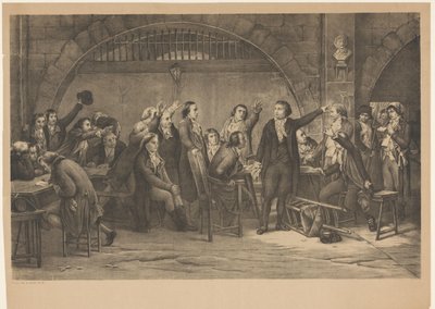 Gevangenneming der Girondijnen 1793 door Anonymous