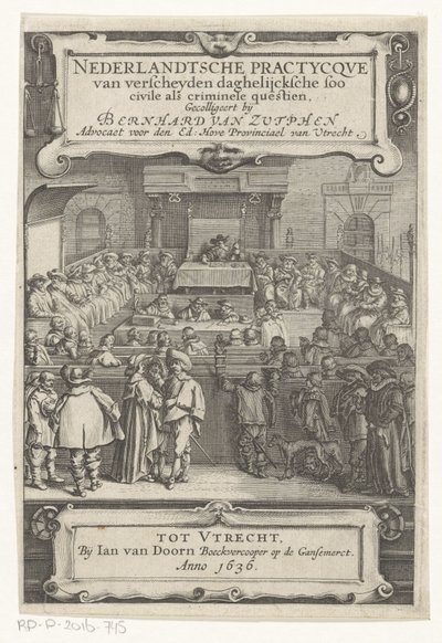 Gezicht in een rechtszaal door Anonymous