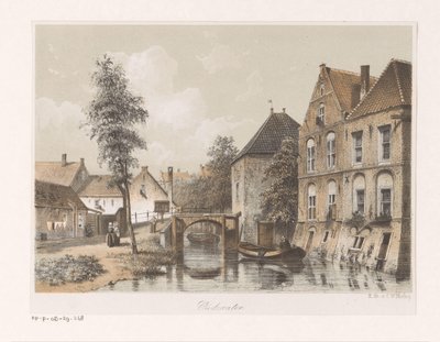 Gezicht op Oudewater door Anonymous