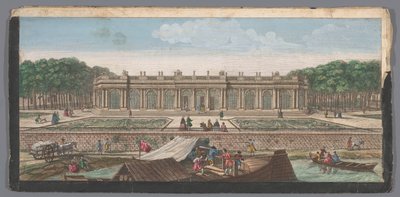 Gezicht op het Grand Trianon in de Tuin van Versailles door Anonymous