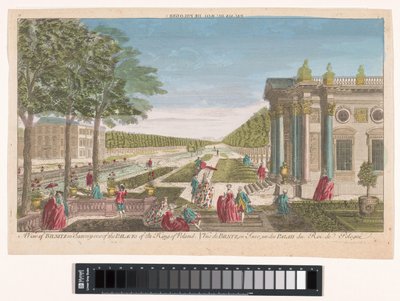 Gezicht op het Schloss Pillnitz door Anonymous
