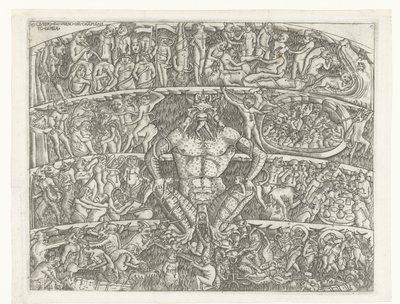 Hel met Satan en bestraffing van zondaars door demonen door Anonymous