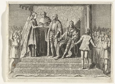 Huwelijk van Jacoba van Beieren en Frank van Borselen, 1434 door Anonymous