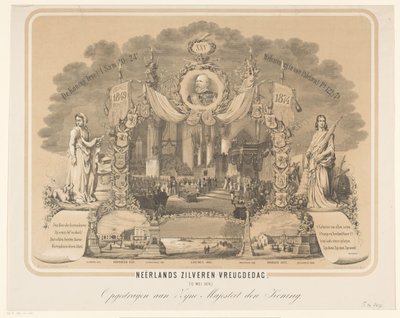 Inhuldiging van Willem III als koning der Nederlanden door Anonymous