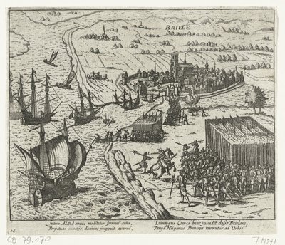 Inname van Den Briel door de watergeuzen, 1572 door Anonymous