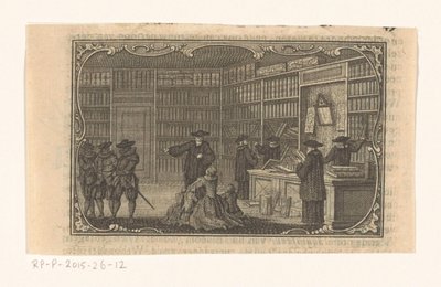 Inspectie van een boekhandel door Anonymous