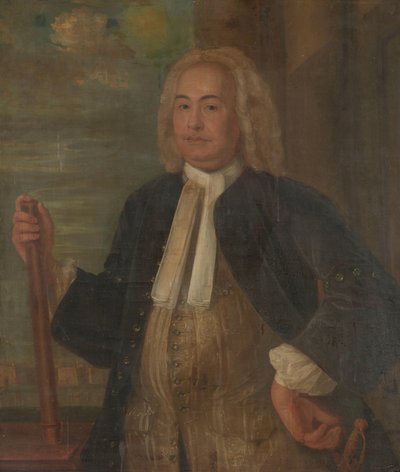 Portret van Johannes Thedens, gouverneur-generaal van de Nederlandse Oost-Indische Compagnie door Anonymous