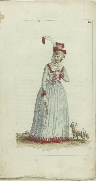Kabinet van mode en smaak 1791, pl. IX door Anonymous