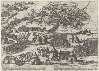 Kamerijk belegerd en ingenomen door Fuentes, 1595 door Anonymous