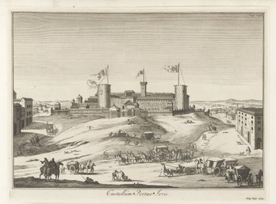 Kasteel in Italië door Anonymous