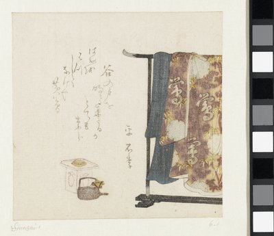 Kimono op een standaard door Anonymous
