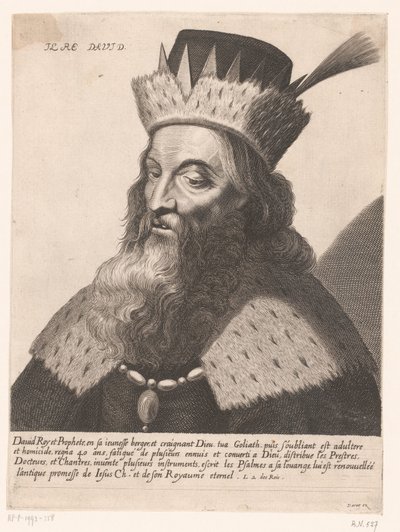 Koning David door Anonymous