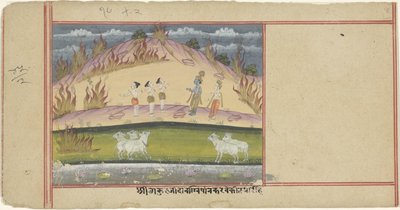 Krishna blust een bosbrand door Anonymous
