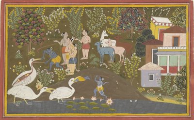 Krishna met Bakasura door Anonymous