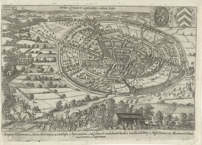 Lier ingenomen en verlaten door het Staatse leger, 1595 door Anonymous