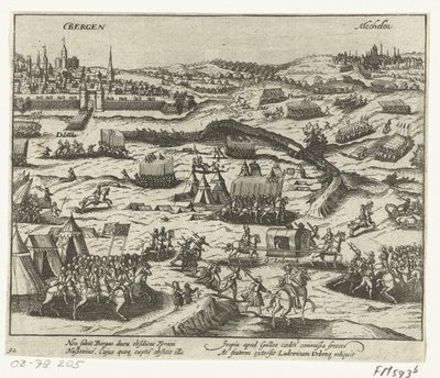 Lodewijk van Nassau verlaat Bergen, 1572 door Anonymous