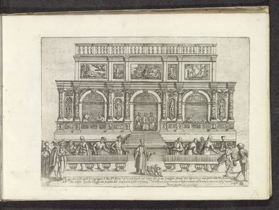 Loggetta del Sansovino op het San Marcoplein te Venetië door Anonymous