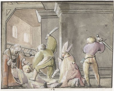 Martelaarschap van een bisschop en zijn dienaar door Anonymous