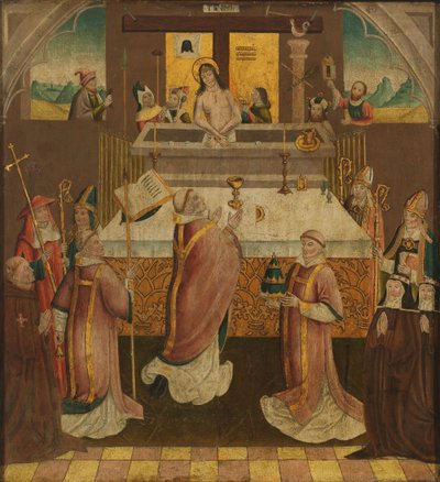 Mis van Sint Gregorius door Anonymous