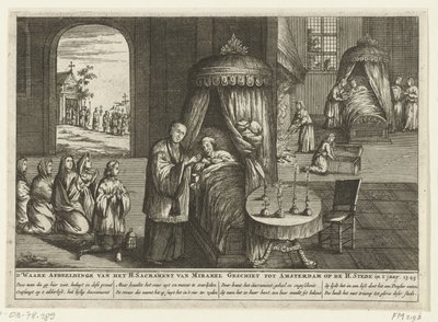 Mirakel van Amsterdam, 1345 door Anonymous