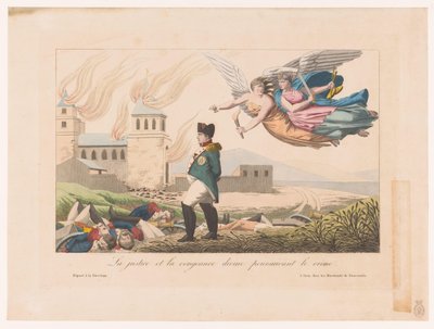 Nemesis en Themis achtervolgen Napoleon door Anonymous