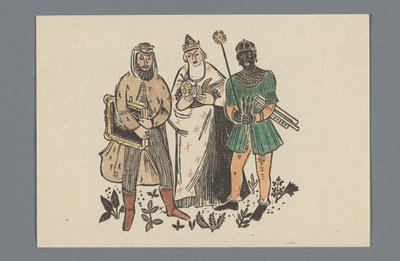 Nieuwjaarswens van lettergieterij J. John Söhne door Anonymous