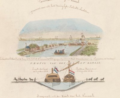 Noordhollandsch Kanaal, 1824 door Anonymous
