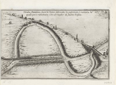 Omleggen van een bocht van een rivier door Anonymous