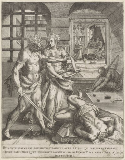 Onthoofding van Johannes de Doper door Anonymous