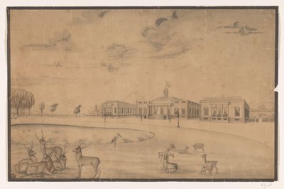 Paleis van de gouverneur-generaal in Buitenzorg door Anonymous