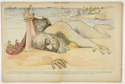 Paul Kruger aangespoeld op de Nederlandse kust door Anonymous