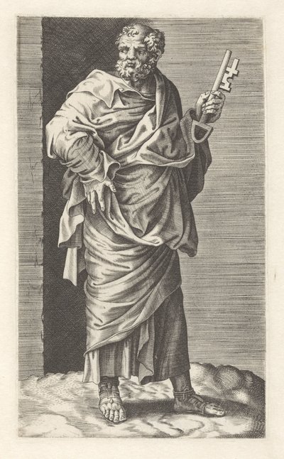 Petrus (Christus en twaalf apostelen) door Anonymous