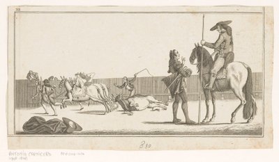 Picador en matador na het doden van de stier door Anonymous