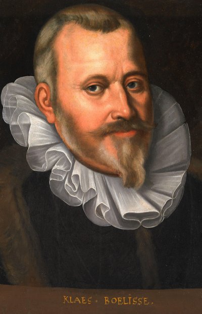 Portret van Claes Allertsz Boelens, baljuw van De Hoorn (Klaes van Boelisse) door Anonymous