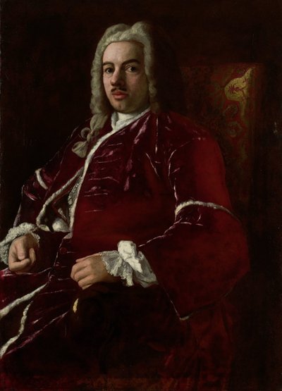 Portret van Cornelis Calkoen (1696-1764). Ambassadeur bij het Ottomaanse Rijk in Constantinopel (Istanbul) door Anonymous