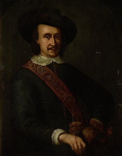 Portret van Cornelis van der Lijn, gouverneur-generaal van Nederlands-Indië door Anonymous