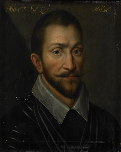 Portret van François de la Noue, Heer van Téligny, bijgenaamd Bras de Fer en le Bayard Hugenoot door Anonymous
