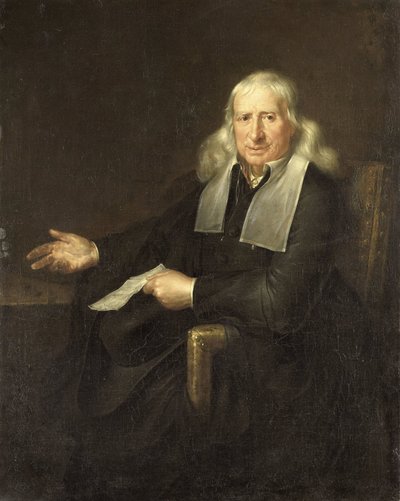 Portret van Jan van Lennep de Oudere (1634-1711), Amsterdamse koopman in zijde, goud en zilver stoffen en kunstverzamelaar door Anonymous